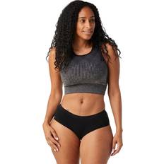 Smartwool BH'er Smartwool Intraknit Crop Bra Black Heather-A52