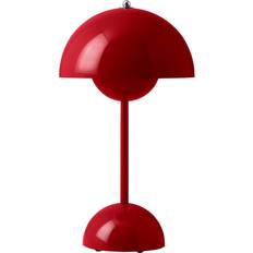 &Tradition Flowerpot VP9 Vermilion Red Bordlampe 29.5cm