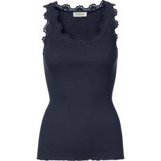 Rosemunde M Tøj Rosemunde Iconic Silk Top - Navy