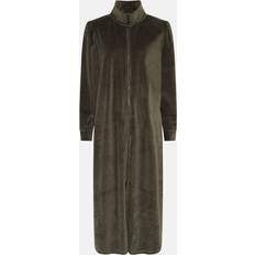 Dame - Grøn Nattøj Decoy Velour Zip Robe