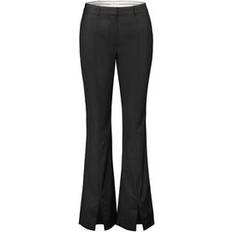 Designers Remix Dame Bukser Designers Remix Jolene Split Pants Kvinde Flare Bukser hos Magasin Sort