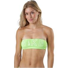 Nike Elastan/Lycra/Spandex Badetøj Nike Bandeau Bikini Top Green