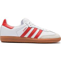 Adidas 36 ½ - Dame - Hvid Sneakers adidas Samba OG W - Cloud White/Solar Red/Off White