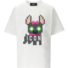 DSquared2 Dame Tøj DSquared2 icon hilde easy weiss t-shirt damen Weiß