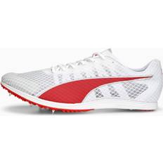 Puma Stof Sko Puma evoSPEED Distance Leichtathletikschuhe Herren, Silber/Rot/Weiß Größe: 46.5, Schuhe