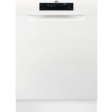 Fritstående - Hurtigt opvaskeprogram Opvaskemaskiner AEG FBB63927ZW Hvid