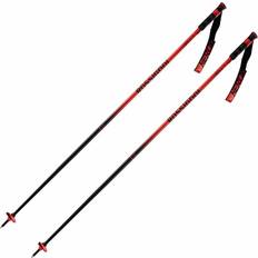 Unisex Alpinstave Rossignol Hero SL Ski Poles - Black/Red