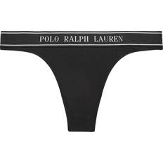 Polo Ralph Lauren Dame Undertøj Polo Ralph Lauren Mid Rise Thong Black