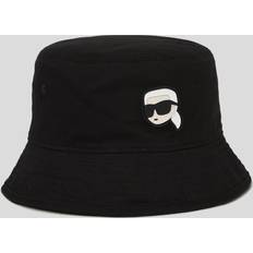 Karl Lagerfeld Hatte Karl Lagerfeld K/ikonik Reversible Bucket Hat, Woman, Black/White, One One