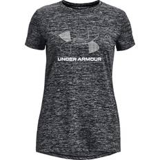 Ternede T-shirts Under Armour Girls' Tech Twist Big Logo T-Shirt Black Black