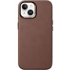 Woodcessories Apple iPhone 15 Mobilcovers Woodcessories iPhone 15 Bio Leather Case MagSafe Kompatibel Brun