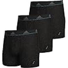 Adidas Elastan/Lycra/Spandex Underbukser adidas 3-pak Active Micro Flex Vented Trunks Black
