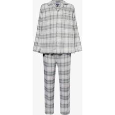 Polo Ralph Lauren Nattøj Polo Ralph Lauren Flannel Checked Pyjama Set Grey