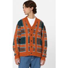 Dickies Trøjer Dickies Galva Check Cardigan Bombay Brown