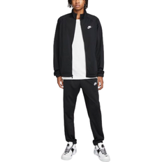 Nike Herre Jumpsuits & Overalls Nike Club Men's Poly Knit Tracksuit - Black/White
