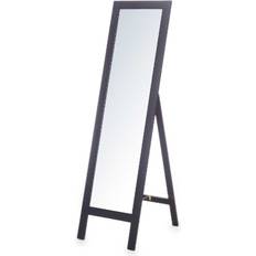 Glas Spejle Gift Decor Free standing Black Wood Wall Mirror 40x140cm