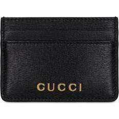 Gucci Kortholdere Gucci Script Leather Card Holder - Black 01