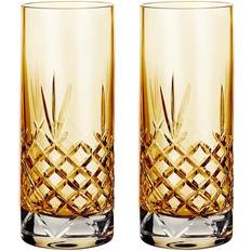 Gul Drinksglas Frederik Bagger Crispy Highball Yellow Drinksglas 37cl 2stk