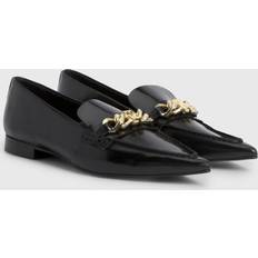 42 ½ - 9,5 - Dame Loafers Tommy Hilfiger Chain Pointy Ballerina FW0FW07510-BDS BLACK