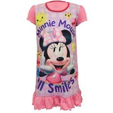 Disney Minnie Mouse Childrens Girls All Smiles Nightdress Pink