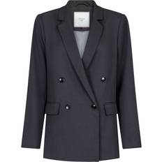 36 - Dame - XXL Blazere Neo Noir Jay Melange Blazer Dark Grey