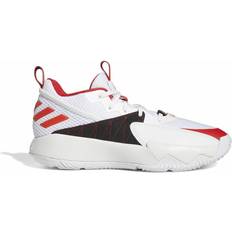 Adidas 44 ½ - Hvid - Unisex Sneakers adidas Erwachsenen Ubersonic Basketballschuhe in Weiß 2/3