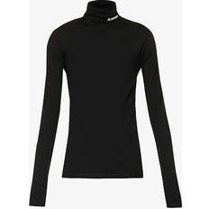 Jil Sander Herre T-shirts & Toppe Jil Sander Black Printed Turtleneck 001 BLACK