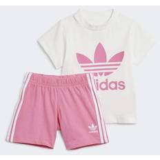 Øvrige sæt adidas Trefoil Shorts and T-shirt sæt Pink Fusion