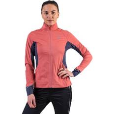 Odlo Dame Jakker Odlo Zeroweight Pro Jacket Pink/Grey, Female, Tøj, jakker, Langrend, Lyserød/Grå