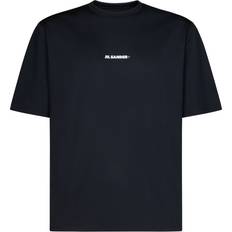 Jil Sander Herre T-shirts & Toppe Jil Sander Black Printed T-Shirt 001 BLACK