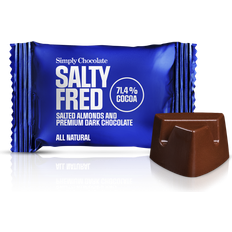 Simply Chocolate Bites, Salty Fred71% 10g