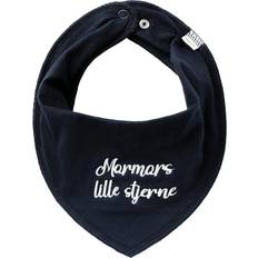 Name It Hagesmæk Yatte Scarf Bib "Mormors lille Stjerne" Dark Sapphire