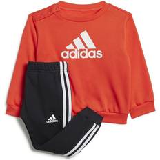 Adidas 86 Tracksuits adidas Badge of Sport Jogger Set - Bright Red/White