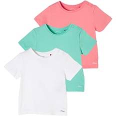 50 - Hvid T-shirts s.Oliver s. r T-shirt 3-pack white petrol /pink