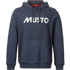 Musto Sweatere Musto Hættetrøje Logo, Navy, herre