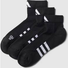 Adidas Elastan/Lycra/Spandex - Unisex Strømper adidas Performance Cushioned Mid-Cut sokker, par Black Black Black