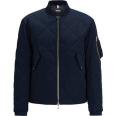 56 - Dame Jakker BOSS Quilted regular-fit jacket with branded sleeve pocket
