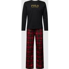 Ralph Lauren Undertøj Ralph Lauren Polo Pyjamas Natskjorte L/S PJ SLEEP SET Flerfarvet