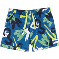 S.Oliver Bomuld Bukser & Shorts s.Oliver Jerseyshorts mit Allover-Print blau