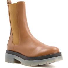 Dune London Brun Chelsea boots Dune London Womens PALMZ Chunky Sole Chelsea Ankle Boots Camel Leather archived