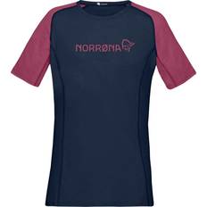 Norrøna T-shirts & Toppe Norrøna Women's Fjørå equaliser lightweight T-Shirt, M, Violet Quartz/Indigo Night