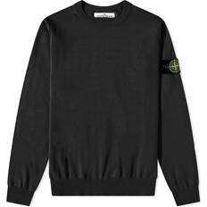 Stone Island Sweatere Stone Island Men's Soft Cotton Crew Neck Knit Black Black