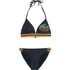 S - Sort Bikinisæt Parkway Drive Bikinisæt EMP Signature Collection till Damer sort-orange