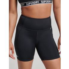 Superdry Dame Shorts Superdry Sport Core Six Tight Shorts Black