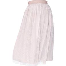 Little Mistress Nederdele Little Mistress Womens/Ladies Midi Dot Skirt 12 UK Mink