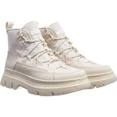 13 - Dame - Hvid Støvler Dr. Martens Men's Boury Utility Boots in White/Cream