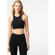 Lacoste Elastan/Lycra/Spandex BH'er Lacoste Bralette with Contrasting Stitching Black