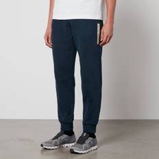 Emporio Armani Bukser & Shorts Emporio Armani Cotton-Jersey Lounge Trousers Blue