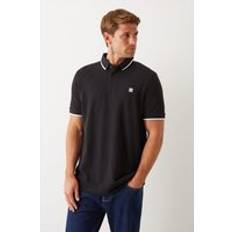 Burton Sort T-shirts & Toppe Burton Short Sleeve Yarn Dyed Pique Polo Shirt Black