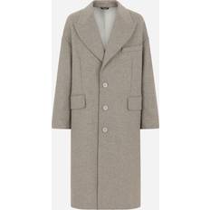 42 - Herre Frakker Dolce & Gabbana Deconstructed single-breasted wool coat